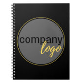 EENVOUDIG MODERN BUSINESS BEDRIJF LOGO BRANDING ZW NOTITIEBOEK (Voorkant)