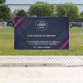 Eenvoudig Modern Business Event Logo Tekst Spandoek (Insitu)