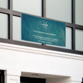 Eenvoudig Modern Business Event Logo Tekst Spandoek (Buitenkant Gebouw)