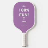 Eenvoudig Modern CADEAU VOOR NANA Chic Script Fun  Pickleball Paddle (Voorkant)