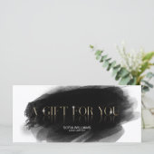 Eenvoudig, modern Cadeaubon Cadeaukaart toevoegen  (Staand voorkant)