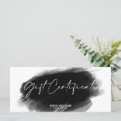 Eenvoudig, modern Cadeaubon Cadeaukaart toevoegen  (Staand voorkant)