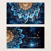 Eenvoudig & Modern Cadeaubon voor Zakelijk Gebruik Visitekaartje (Voorkant /achterkant)