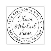 Eenvoudig modern Calligrafierendement Zelfinktende Stempel (Design)