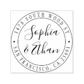 Eenvoudig modern Calligrafierendement Zelfinktende Stempel (Design)