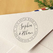 Eenvoudig modern Calligrafierendement Zelfinktende Stempel