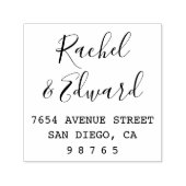 Eenvoudig modern Calligrafierendement Zelfinktende Stempel (Design)