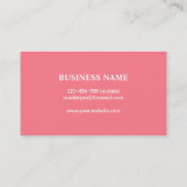 Eenvoudig, modern, camera, weduwfotograaf visitekaartje (Achterkant)