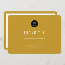 Eenvoudig-Modern-Colored achtergrond-Bedrijfs Dank