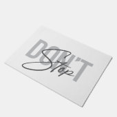 Eenvoudig, modern, cool, stedelijk ontwerp Stop ni Deurmat (Schuin)