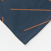 Eenvoudig, modern, cool, trendlicht / abstract ste fleece deken (Hoek)