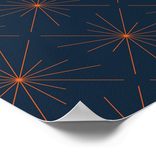 Eenvoudig, modern, cool, trendlicht / abstract ste poster (Hoek)