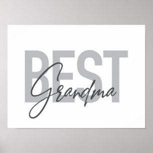 Eenvoudig, modern, cool, trendy design Beste opa Poster