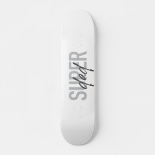 Eenvoudig, modern, cool, trendy design Super Pap Persoonlijk Skateboard