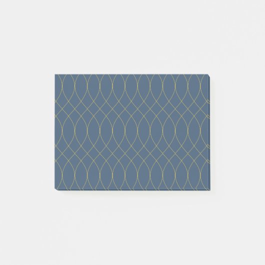 Eenvoudig, modern, cool, trendy gebogen, golvende post-it® notes (Voorkant)