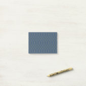Eenvoudig, modern, cool, trendy gebogen, golvende post-it® notes (Op bureau)