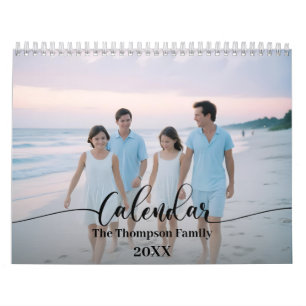 Eenvoudig Modern Custom 14 foto's Familie 2025 Kalender