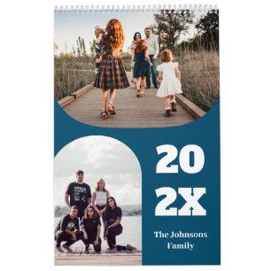 Eenvoudig Modern Custom 26 foto's Familie 2025 Kalender