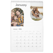 Eenvoudig Modern Custom 26 foto's Familie 2025 Kalender (Jan 2026)