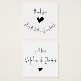 Eenvoudig Modern Dank u dat u de Kaart van het paa