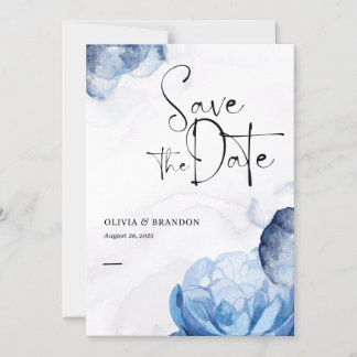 Eenvoudig Modern datum opslaan Magnetische Uitnodiging