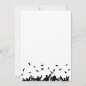 Eenvoudig modern deed ze het Afstuderen Kaart (Achterkant)