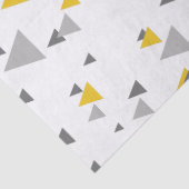 Eenvoudig modern driehoekspatroon tissuepapier (Detail)