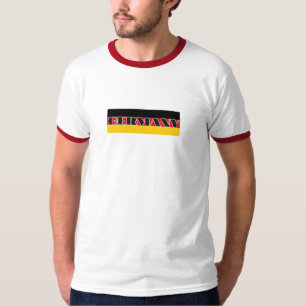 Eenvoudig Modern Duitsland Duitse vlag Souvenir T-shirt