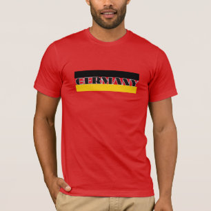 Eenvoudig Modern Duitsland Duitse vlag Souvenir T-shirt