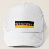 Eenvoudig Modern Duitsland Duitse vlag Souvenir Trucker Pet (Voorkant)