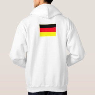 Eenvoudig modern Duitsland vlag souvenir, achterka Hoodie