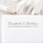 Eenvoudig modern e-mailadres voor grafische weerga etiket (Insitu)