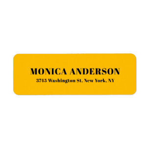 Eenvoudig Modern Eenvoudig Professionele Amber Gee Etiket