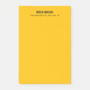 Eenvoudig Modern Eenvoudig Professionele Amber Gee Post-it® Notes