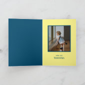 Eenvoudig modern, Eerste Heilige Communie Dank u Kaart (Binnen)