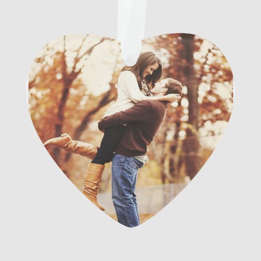 Eenvoudig modern eerste kersthuwelijk ornament (achterkant)