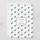 Eenvoudig Modern Elegant Kerstpaar kaart (Achterkant)