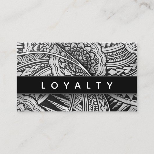 Eenvoudig modern, elegant, professioneel rendy pat afsprakenkaartje (Voorkant)