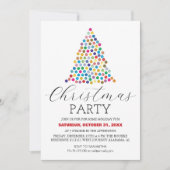 Eenvoudig Modern Elegant Script Christmas Party Kaart (Voorkant)