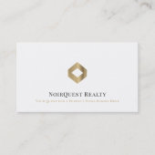 Eenvoudig Modern Elegant Visitekaartje (Voorkant)