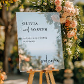 Eenvoudig Modern en Minimalistisch | Bruiloft Welk Acryl Bord