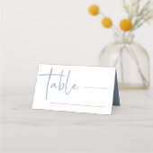 Eenvoudig modern en minimalistisch | Dusty Blue We Plaatskaartje (Voorkant)