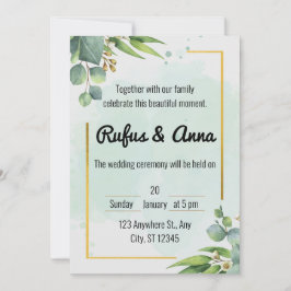 Eenvoudig modern en minimalistisch kaart