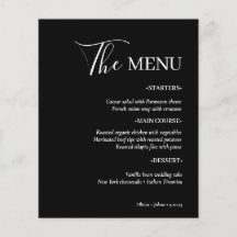 Eenvoudig modern en minimalistisch | Menu Zwart hu
