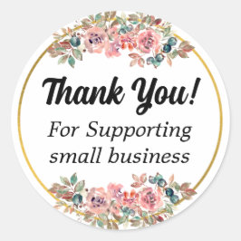 Eenvoudig modern en minimalistisch ronde sticker