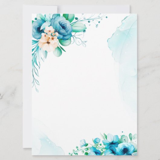 Eenvoudig modern en minimalistisch | Uitnodiging t (Achterkant)