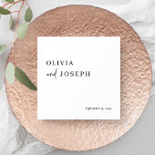 Eenvoudig modern en minimalistisch | Weddenschap Servet