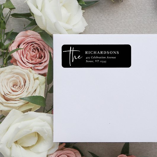 Eenvoudig modern en minimalistisch | Zwart Etiket