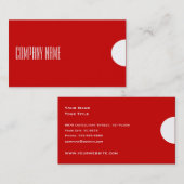 Eenvoudig modern en professioneel Visitekaartje - (Voorkant / Achterkant)