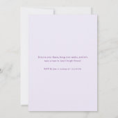 Eenvoudig modern en stijlvol Script Photo Afstuder Kaart (Achterkant)